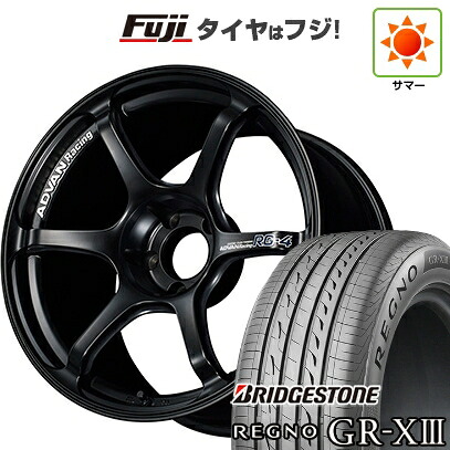 【新品】シビック タイプR(FL5) 夏タイヤ ホイール4本セット 265/35R18 ブリヂストン レグノ GR-XIII YOKOHAMA ヨコハマ アドバンレーシング RG-4 9.5J 18インチ(送料無料)