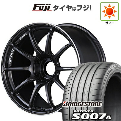 【新品】シビック タイプR(FL5) 夏タイヤ ホイール4本セット 265/35R18 ブリヂストン ポテンザ S007A YOKOHAMA ヨコハマ アドバンレーシング RSIII 9.5J 18インチ(送料無料)
