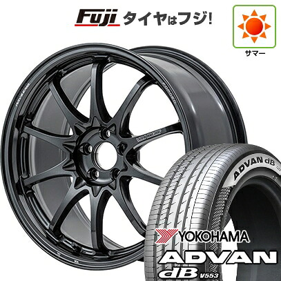 【新品】シビック タイプR(FL5) 夏タイヤ ホイール4本セット 265/35R18 ヨコハマ アドバン dB V553 RAYS レイズ ボルクレーシング CE28N-plus 9.5J 18インチ(送料無料)｜フジコーポレーション