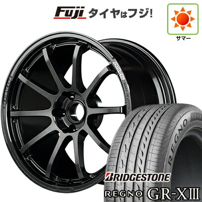 【新品】シビック タイプR(FL5) 夏タイヤ ホイール4本セット 265/35R18 ブリヂストン レグノ GR-XIII RAYS レイズ グラムライツ 57NR 9.5J 18インチ(送料無料)
