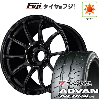 【新品】シビック タイプR(FL5) 夏タイヤ ホイール4本セット 265/35R18 ヨコハマ アドバン ネオバAD09 YOKOHAMA ヨコハマ アドバンレーシング RZ-F2 9.5J 18インチ(送料無料)