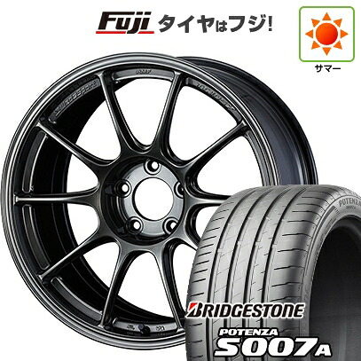 【新品】シビック タイプR(FL5) 夏タイヤ ホイール4本セット 265/35R18 ブリヂストン ポテンザ S007A WEDS ウェッズスポーツ TC-105X 9.5J 18インチ(送料無料)
