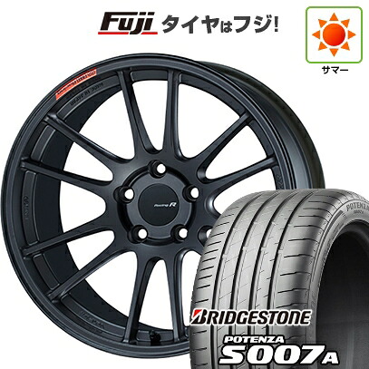 【新品】シビック タイプR(FL5) 夏タイヤ ホイール4本セット 265/35R18 ブリヂストン ポテンザ S007A ENKEI エンケイ Racing Revolution GTC01 RR 9.5J 18インチ(送料無料)