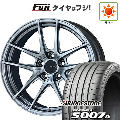 【新品】シビック タイプR(FL5) 夏タイヤ ホイール4本セット 265/35R18 ブリヂストン ポテンザ S007A ENKEI エンケイ Racing NVR5 9.5J 18インチ(送料無料)｜フジコーポレーション