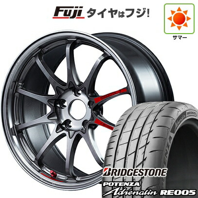【新品】シビック タイプR(FL5) 夏タイヤ ホイール4本セット 265/35R18 ブリヂストン ポテンザ アドレナリン RE005 RAYS レイズ ボルクレーシング CE28N-plus SL 9.5J 18インチ(送料無料)