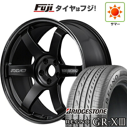 【新品】シビック タイプR(FL5) 夏タイヤ ホイール4本セット 265/35R18 ブリヂストン レグノ GR-XIII RAYS レイズ ボルクレーシング TE37 サーガ S-plus Black Shadow 9.5J 18インチ(送料無料) 256,455円