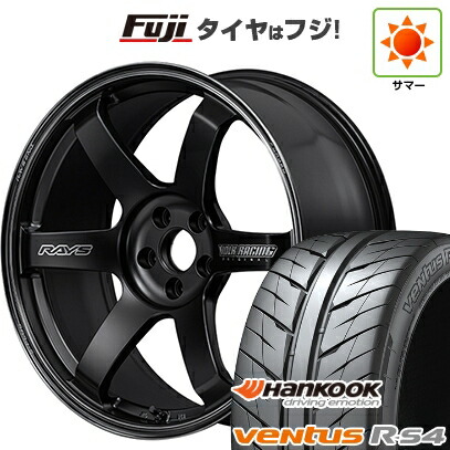 【新品】シビック タイプR(FL5) 夏タイヤ ホイール4本セット 265/35R18 ハンコック ヴェンタス R-S4 Z232 RAYS レイズ ボルクレーシング TE37 サーガ S-plus Black Shadow 9.5J 18インチ(送料無料)