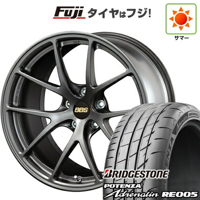 【新品】シビック タイプR(FL5) 夏タイヤ ホイール4本セット 265/35R18 ブリヂストン ポテンザ アドレナリン RE005 BBS JAPAN RI-A 9.5J 18インチ(送料無料)
