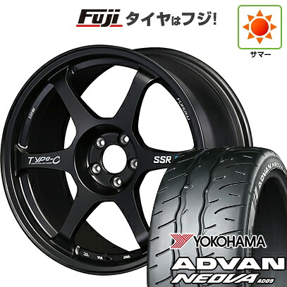 【新品】シビック タイプR(FL5) 夏タイヤ ホイール4本セット 265/35R18 ヨコハマ アドバン ネオバAD09 SSR Type-c FORGED 9.5J 18インチ(送料無料)|フジコーポレーション