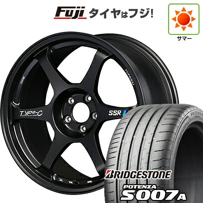 【新品】シビック タイプR(FL5) 夏タイヤ ホイール4本セット 265/35R18 ブリヂストン ポテンザ S007A SSR Type-c FORGED 9.5J 18インチ(送料無料)|フジコーポレーション