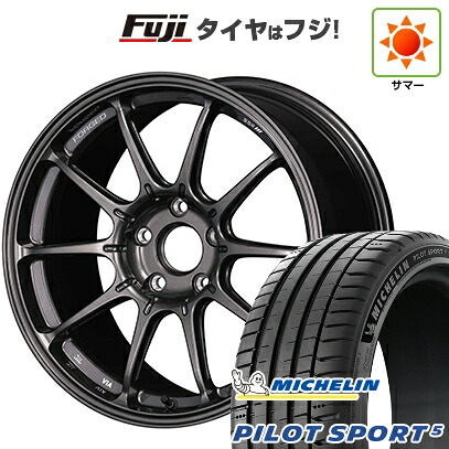 【新品】シビック タイプR(FL5) 夏タイヤ ホイール4本セット 265/35R18 ミシュラン パイロット スポーツ5 SSR GT GTX01 FORGED 9.5J 18インチ(送料無料)