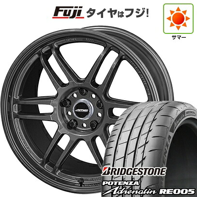 【新品】シビック タイプR(FL5) 夏タイヤ ホイール4本セット 265/35R18 ブリヂストン ポテンザ アドレナリン RE005 KYOHO 共豊 トレーサー TM-02 9.5J 18インチ(送料無料)|フジコーポレーション