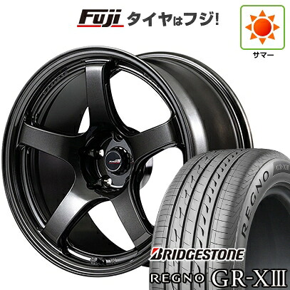 【新品】シビック タイプR(FL5) 夏タイヤ ホイール4本セット 265/35R18 ブリヂストン レグノ GR-XIII MID WHEELS MID RACING R50 EVO 9.5J 18インチ(送料無料)