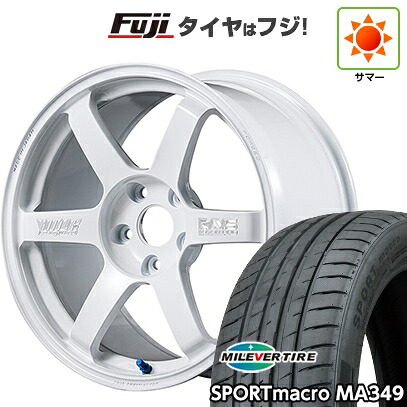 【新品】シビック タイプR(FL5) 夏タイヤ ホイール4本セット 265/35R18 ミレバー スポーツマクロ MA349(限定) RAYS レイズ ボルクレーシング TE37 サーガ S-plus 30thマシニングVer 9.5J 18インチ(送料無料)|フジコーポレーション