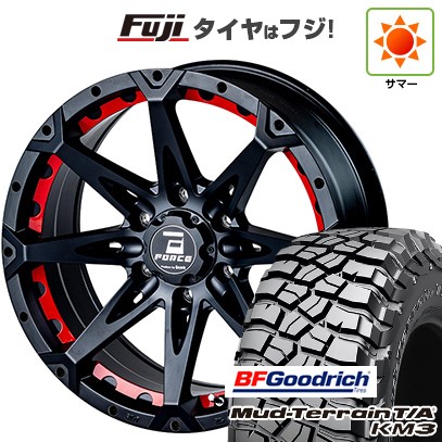 【新品国産車用6穴139.7】 夏タイヤ ホイール4本セット 285/65R18 BFグッドリッチ マッドテレーンT/A KM3 フォース デナリ 8J 18インチ(送料無料)|フジコーポレーション