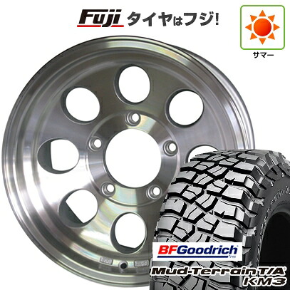 【新品】ランクル70(GDJ76W) 夏タイヤ ホイール4本セット 265/70R16 BFグッドリッチ マッドテレーンT/A KM3 WEDS ウェッズ ジムライン タイプ2 8J 16インチ(送料無料)