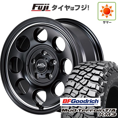 【新品】デリカD5 夏タイヤ ホイール4本セット 245/70R16 BFグッドリッチ マッドテレーンT/A KM3 MID WHEELS ガルシア パーム8 7J 16インチ(送料無料)