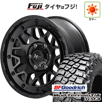 【新品国産車用6穴139.7】 夏タイヤ ホイール4本セット 35X12.5R17 BFグッドリッチ マッドテレーンT/A KM3 MID WHEELS NITRO POWER M29 スティンガー 8J 17インチ(送料無料)