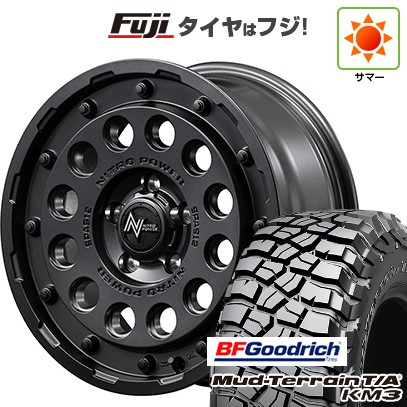 【新品】デリカD5 夏タイヤ ホイール4本セット 245/70R16 BFグッドリッチ マッドテレーンT/A KM3 MID WHEELS NITRO POWER H12 ショットガン 7J 16インチ(送料無料)