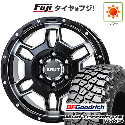 【新品】プラド/ハイラックス 夏タイヤ ホイール4本セット 265/65R17 BFグッドリッチ マッドテレーンT/A KM3 トライスター BRUT BR-66 7.5J 17インチ(送料無料)