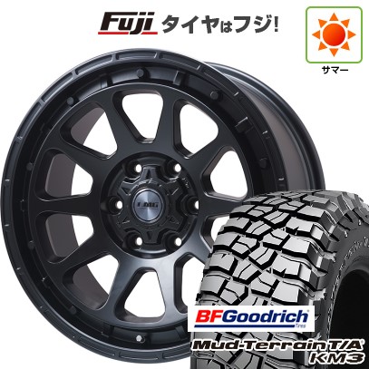 【新品国産車用6穴139.7】 夏タイヤ ホイール4本セット 285/65R18 BFグッドリッチ マッドテレーンT/A KM3 レアマイスター LMG DIEZ マットブラック 18インチ(送料無料)