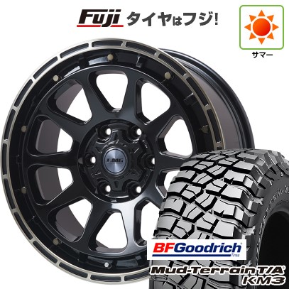 【新品国産車用6穴139.7】 夏タイヤ ホイール4本セット 285/65R18 BFグッドリッチ マッドテレーンT/A KM3 レアマイスター LMG DIEZ グロスブラック/ブロンズクリア 8J 18インチ(送料無料)