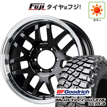 【新品】プラド/ハイラックス 夏タイヤ ホイール4本セット 265/65R17 BFグッドリッチ マッドテレーンT/A KM3 RAYS レイズ A LAP-07X 8.5J 17インチ(送料無料)