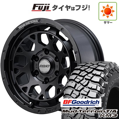 【新品】プラド/ハイラックス 夏タイヤ ホイール4本セット 265/70R17 BFグッドリッチ マッドテレーンT/A KM3 RAYS レイズ デイトナ M9+ SPEC-M 8J 17インチ(送料無料)|フジコーポレーション