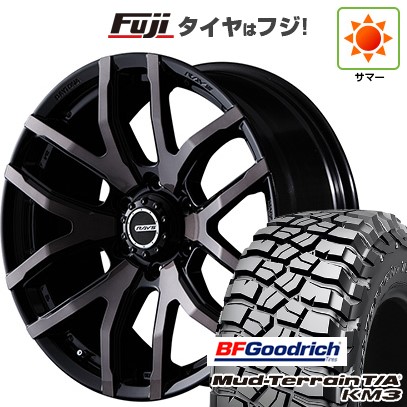 【新品国産車用6穴139.7】 夏タイヤ ホイール4本セット 35X12.5R17 BFグッドリッチ マッドテレーンT/A KM3 RAYS レイズ デイトナ FDX F6 8J 17インチ(送料無料)