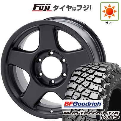 【新品】プラド/ハイラックス 夏タイヤ ホイール4本セット 265/70R17 BFグッドリッチ マッドテレーンT/A KM3 フォーバイフォーエンジニア ブラッドレー V 9J 17インチ(送料無料)｜フジコーポレーション