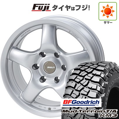 【新品】プラド/ハイラックス 夏タイヤ ホイール4本セット 265/65R17 BFグッドリッチ マッドテレーンT/A KM3 フォーバイフォーエンジニア ブラッドレー パイ 8J 17インチ(送料無料)|フジコーポレーション