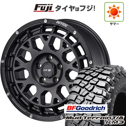 【新品】デリカD5 夏タイヤ ホイール4本セット 245/70R16 BFグッドリッチ マッドテレーンT/A KM3 SSR ディバイド G：M 7J 16インチ(送料無料)