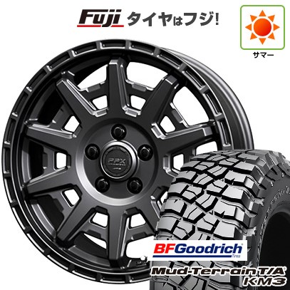 【新品】デリカD5 夏タイヤ ホイール4本セット 245/70R16 BFグッドリッチ マッドテレーンT/A KM3 共豊 PPX D10X 7J 16インチ(送料無料)｜フジコーポレーション