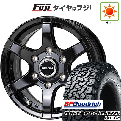 【新品国産車用6穴139.7】 夏タイヤ ホイール4本セット 275/70R17 BFグッドリッチ オールテレーンT/A KO2 RWL/RBL ホットスタッフ バイソン BN-04 7.5J 17インチ(送料無料)