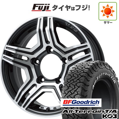 【新品】ジムニー 夏タイヤ ホイール4本セット 175/80R16 BFグッドリッチ オールテレーンT/A KO3 RWL プレミックス グラバス-Jr(ブラックポリッシュ) 5.5J 16インチ(送料無料)