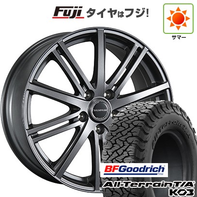 【新品国産車用5穴114.3】 夏タイヤ ホイール4本セット 225/65R17 BFグッドリッチ オールテレーンT/A KO3 RBL ブリヂストン バルミナ BR10 7J 17インチ(送料無料)