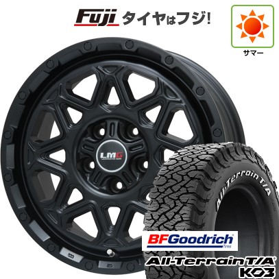 【新品】デリカD5 夏タイヤ ホイール4本セット 235/70R16 BFグッドリッチ オールテレーンT/A KO3 RWL レアマイスター LMG モンタグナ(マットブラック) 7J 16インチ(送料無料)