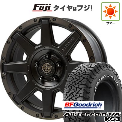 【新品国産車用5穴114.3】 夏タイヤ ホイール4本セット 225/65R17 BFグッドリッチ オールテレーンT/A KO3 RBL WEDS ウェッズ クロスオーバーガーメンツ Style U 7J 17インチ(送料無料)