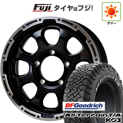 【新品】ジムニー 夏タイヤ ホイール4本セット 175/80R16 BFグッドリッチ オールテレーンT/A KO3 RWL ホットスタッフ マッドクロス グレイス 5.5J 16インチ(送料無料)