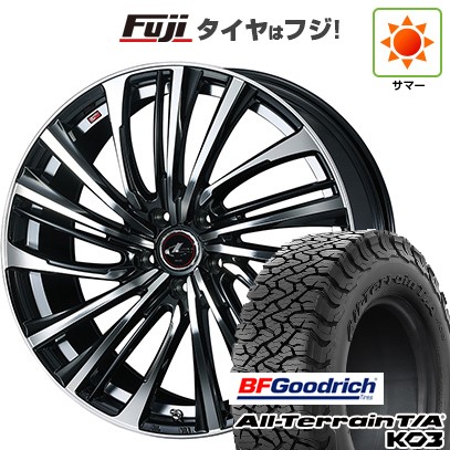 【新品国産車用5穴114.3】 夏タイヤ ホイール4本セット 225/65R17 BFグッドリッチ オールテレーンT/A KO3 RBL WEDS ウェッズ レオニス FS 7J 17インチ(送料無料)