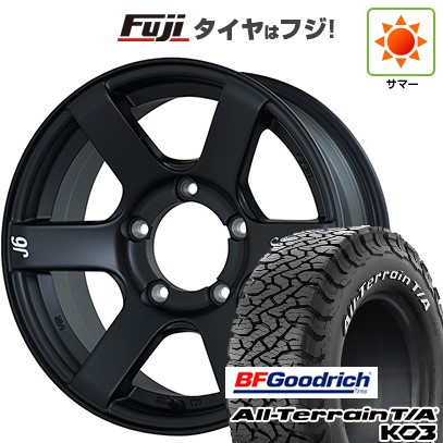 【新品】ジムニーシエラ/ジムニーノマド 夏タイヤ ホイール4本セット 225/70R16 BFグッドリッチ オールテレーンT/A KO3 RWL ドゥオール CST ZERO-1 ハイパーJ6 6J 16インチ(送料無料)｜フジコーポレーション