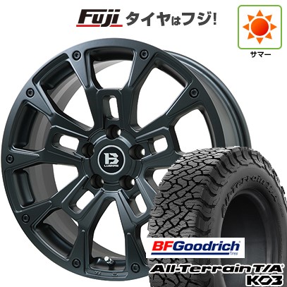 【新品国産車用5穴114.3】 夏タイヤ ホイール4本セット 215/65R16 BFグッドリッチ オールテレーンT/A KO3 RBL ビッグウエイ B-LUGNAS BRD(マットブラック) 6.5J 16インチ(送料無料)