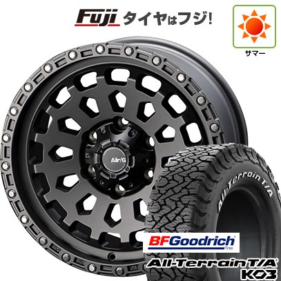 【新品】ランクル250/ランクル300 夏タイヤ ホイール4本セット 265/65R18 BFグッドリッチ オールテレーンT/A KO3 RWL フォーバイフォーエンジニア エアージー ヴァルカン 8.5J 18インチ(送料無料)