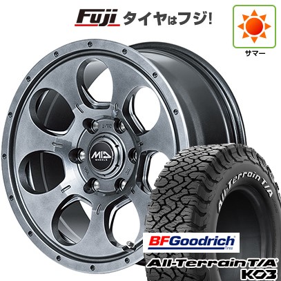 【新品国産車用5穴114.3】 夏タイヤ ホイール4本セット 215/65R16 BFグッドリッチ オールテレーンT/A KO3 RBL MID WHEELS マッドエージェント 7J 16インチ(送料無料)|フジコーポレーション