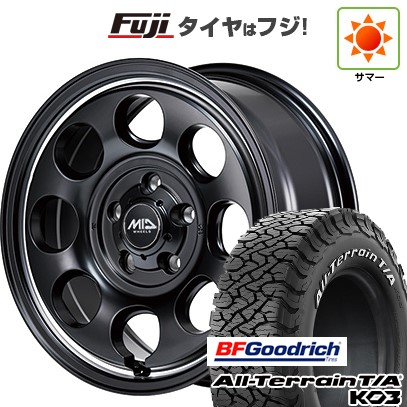【新品国産車用5穴114.3】 夏タイヤ ホイール4本セット 215/65R16 BFグッドリッチ オールテレーンT/A KO3 RBL MID WHEELS ガルシア パーム8 7J 16インチ(送料無料)