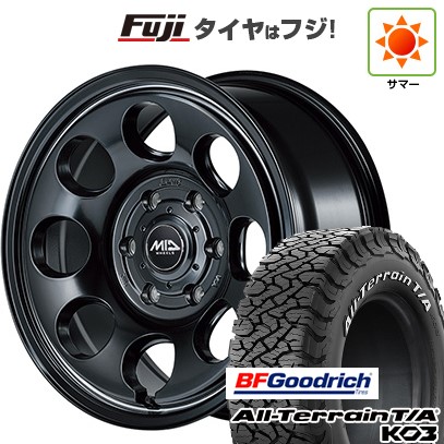 【新品国産車用6穴139.7】 夏タイヤ ホイール4本セット 285/70R17 BFグッドリッチ オールテレーンT/A KO3 RWL MID WHEELS ガルシア パーム8 8J 17インチ(送料無料)
