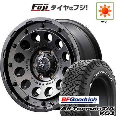 【新品】プラド/ハイラックス 夏タイヤ ホイール4本セット 265/70R17 BFグッドリッチ オールテレーンT/A KO3 RWL MID WHEELS NITRO POWER H12 ショットガン 17インチ(送料無料) サマータイヤ