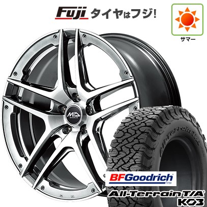 【新品国産車用5穴114.3】 夏タイヤ ホイール4本セット 225/65R17 BFグッドリッチ オールテレーンT/A KO3 RBL MID WHEELS MID EXCLUSIVE 025SV 7J 17インチ(送料無料)
