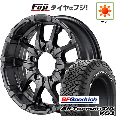 【新品】ジムニー 夏タイヤ ホイール4本セット 175/80R16 BFグッドリッチ オールテレーンT/A KO3 RWL MID WHEELS NITRO POWER M26 クロスファング 5.5J 16インチ(送料無料)