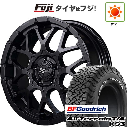 【新品】デリカD5 夏タイヤ ホイール4本セット 215/70R16 BFグッドリッチ オールテレーンT/A KO3 RWL MID WHEELS NITRO POWER M28 バレットS 7J 16インチ(送料無料)